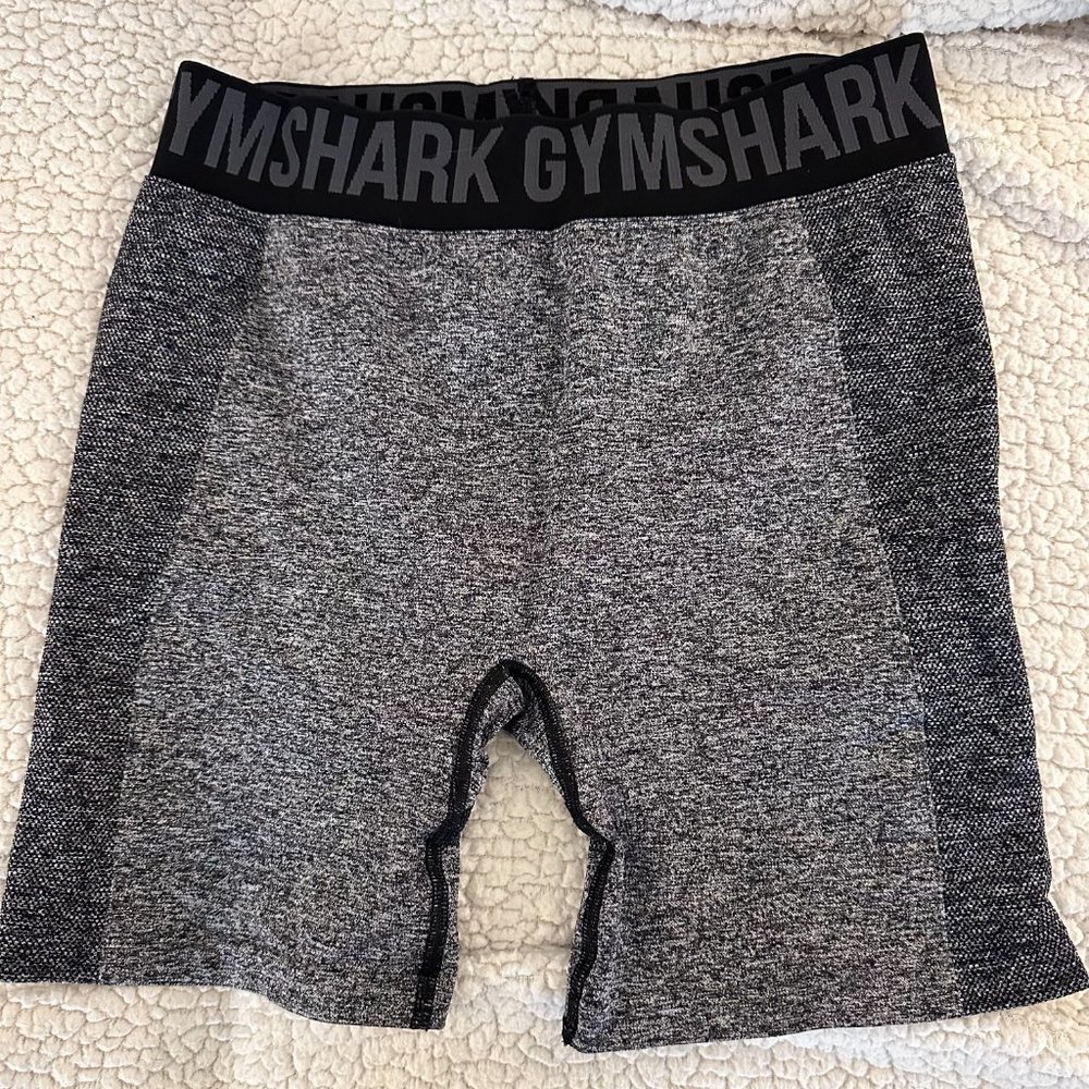 Women's Gymshark Flex Shorts - Gray Black Speckled Size Large